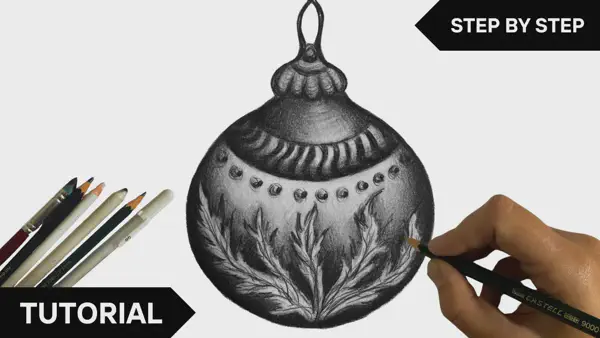 <b>How to Draw a Christmas Ornament Easy and Cute</b> <br> <a href="https://youtu.be/aOGE2GTXoV0" target="_blank">👉watch me draw on youtube</a>